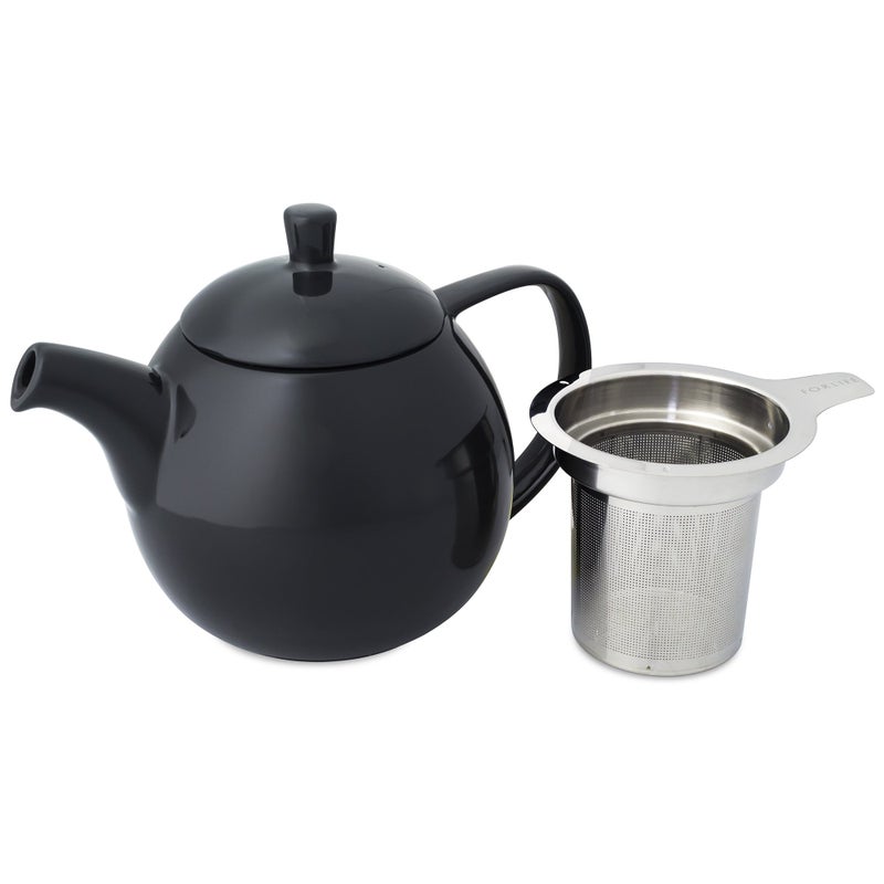 FORLIFE Curve Teapot with Infuser, 24-Ounce, Black Graphite - Image 2